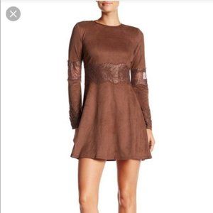 Romeo & Juliet Couture Brown Long Sleeve Dress